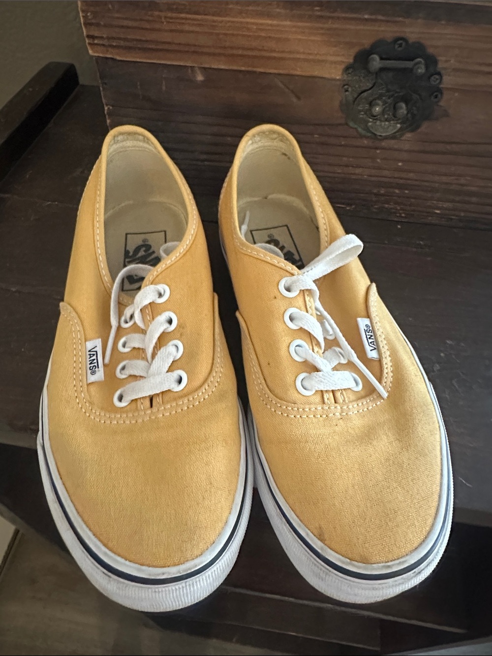 Vans Classic Low-Top Canvas Sneakers - Mustard Yellow